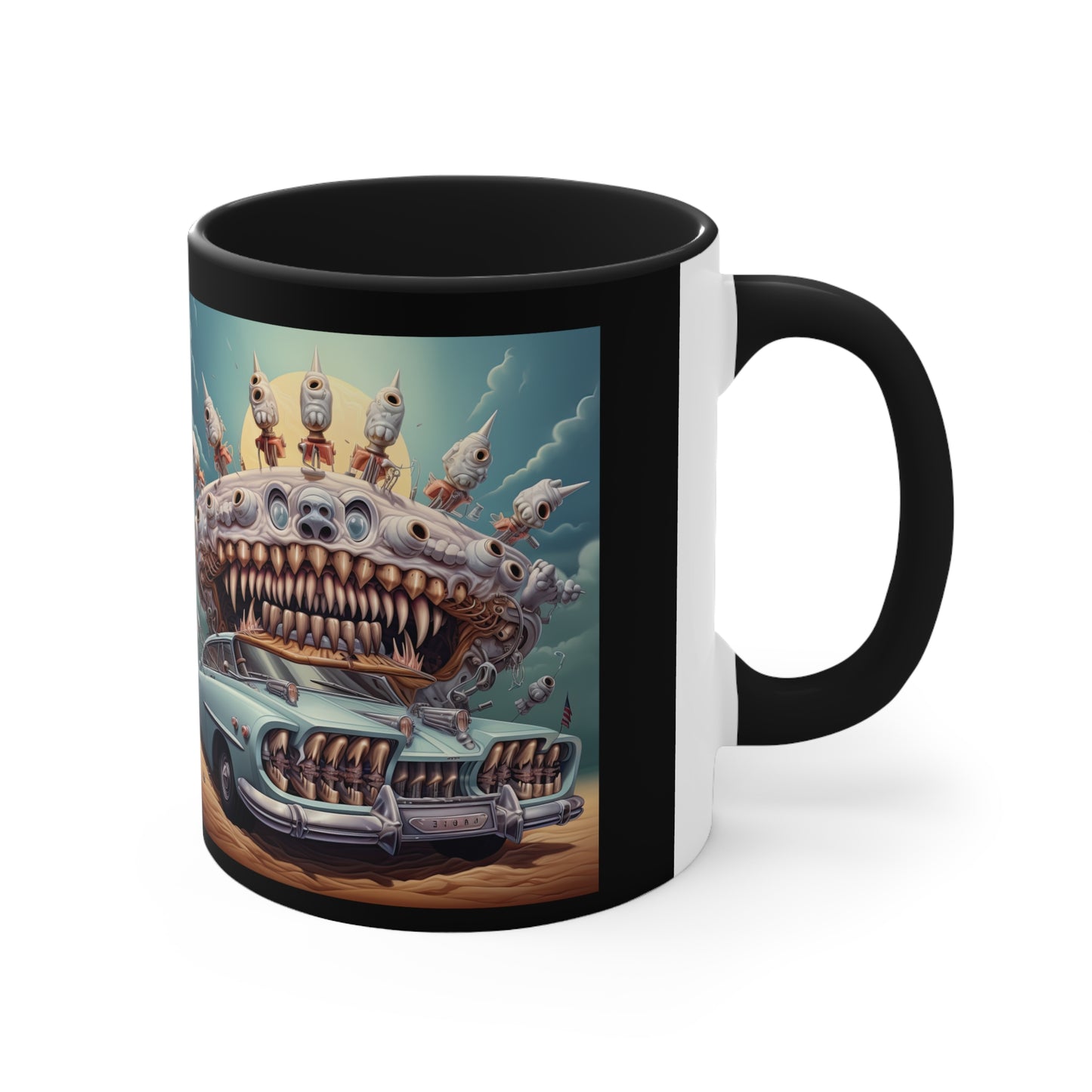 Toothed Terror - Accent Coffee Mug, 11oz
