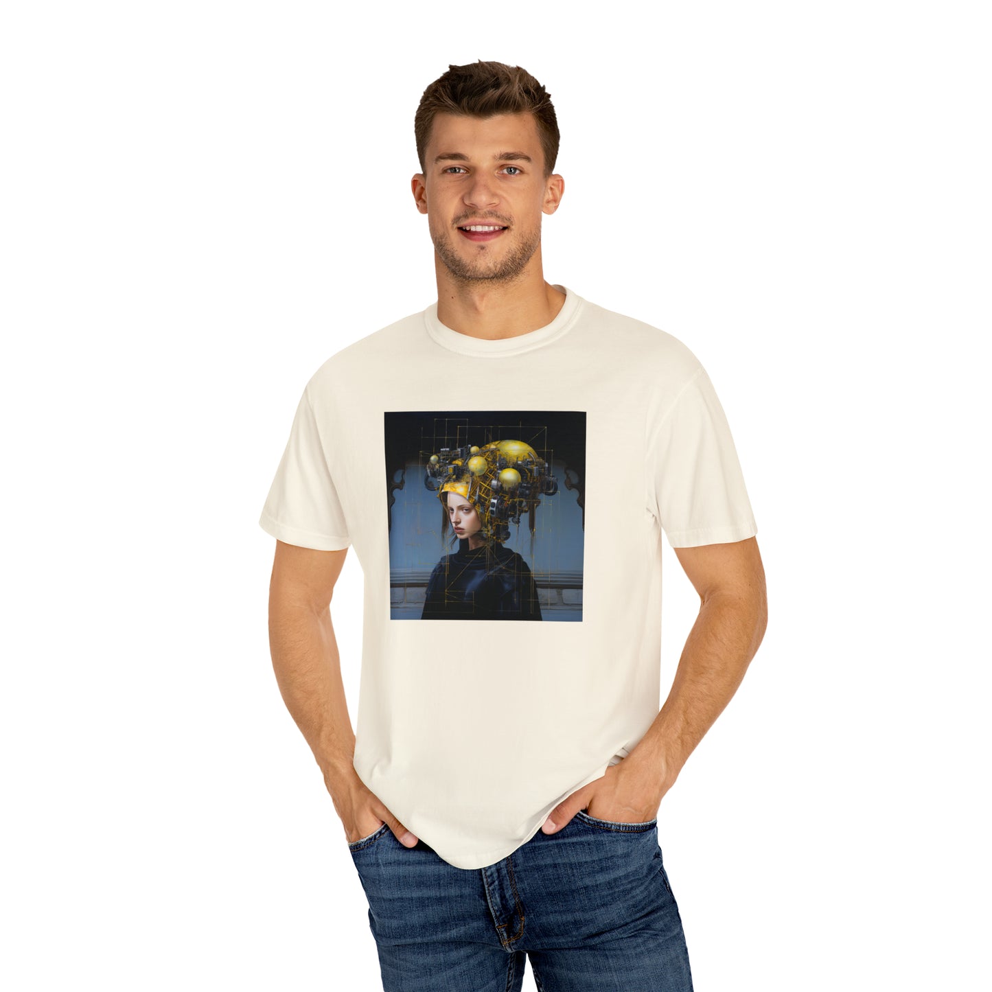 Glitch Renaissance - Unisex Garment-Dyed T-shirt