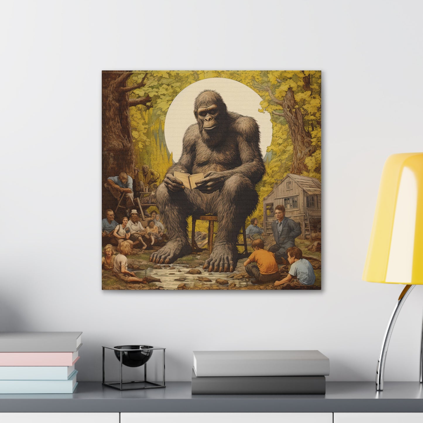Bigfoot's Storytime Extravaganza - Canvas Gallery Wraps