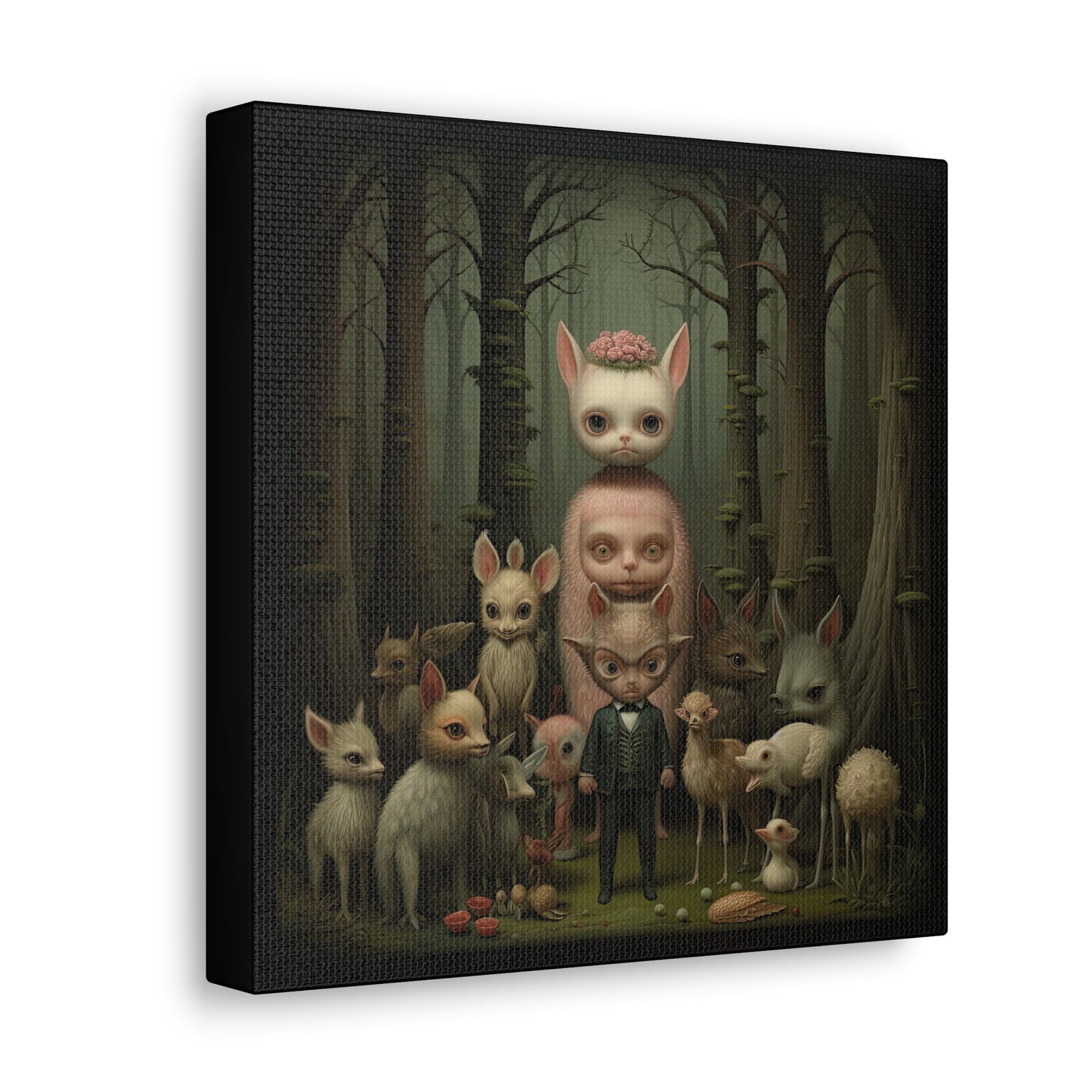 Enchanted Woodland Gathering - Canvas Gallery Wraps