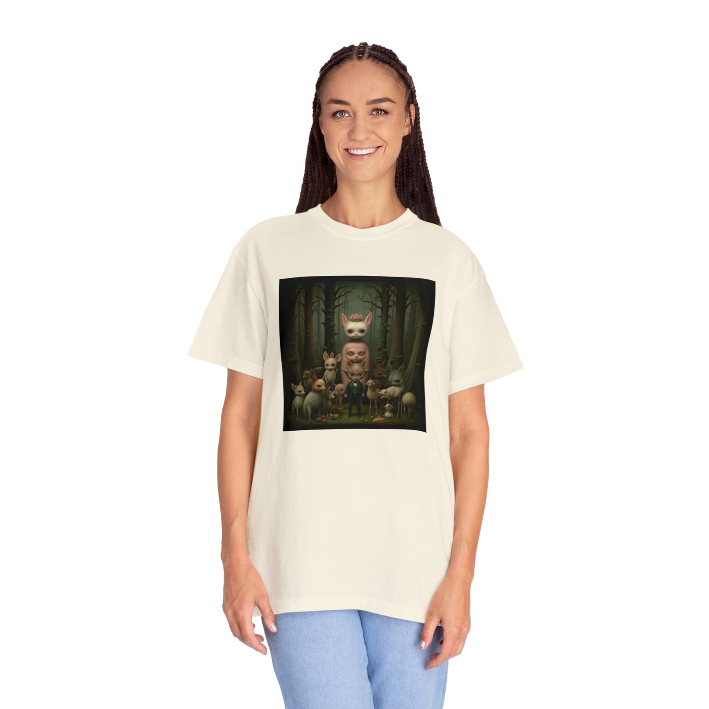 Enchanted Woodland Gathering - Unisex Garment-Dyed T-shirt