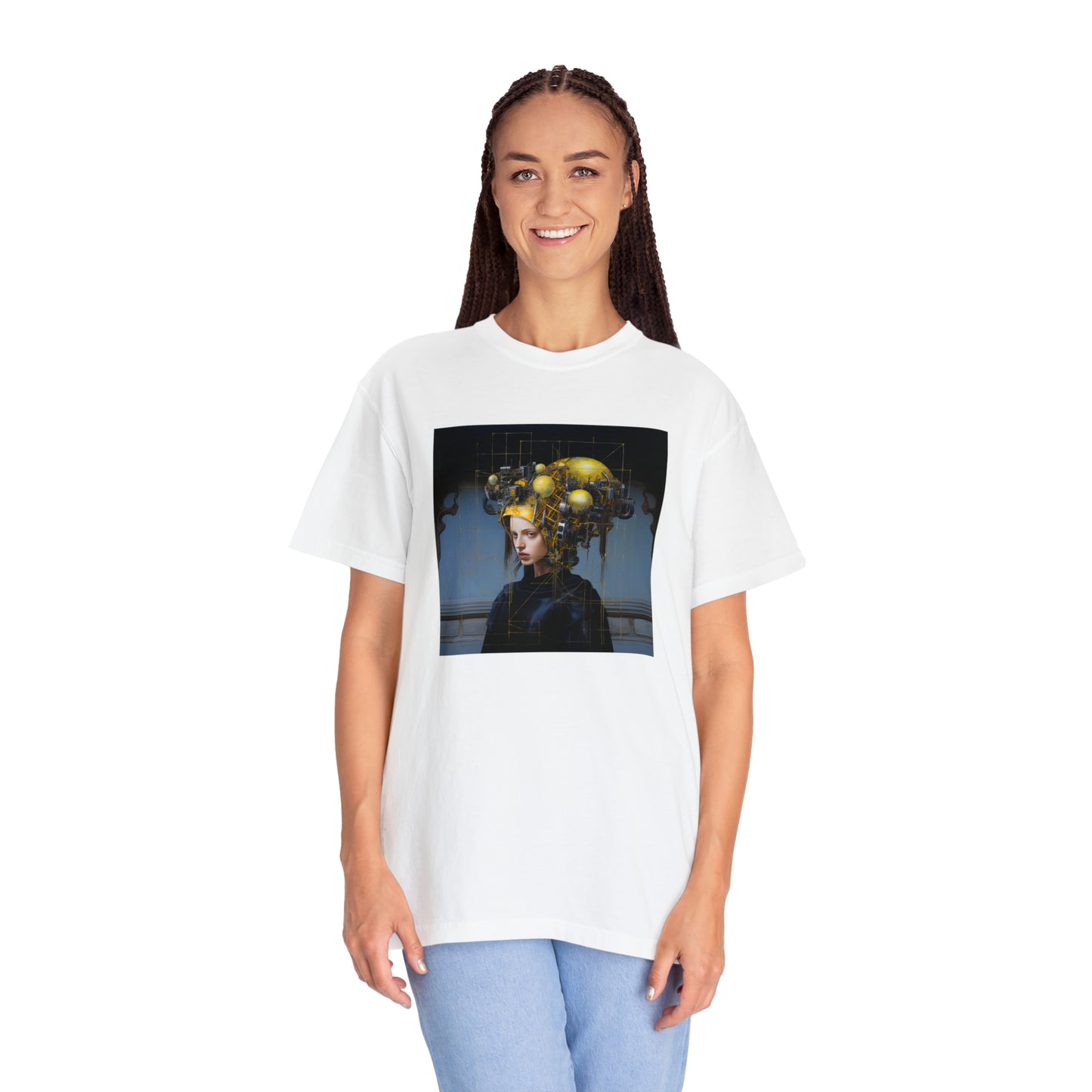 Glitch Renaissance - Unisex Garment-Dyed T-shirt